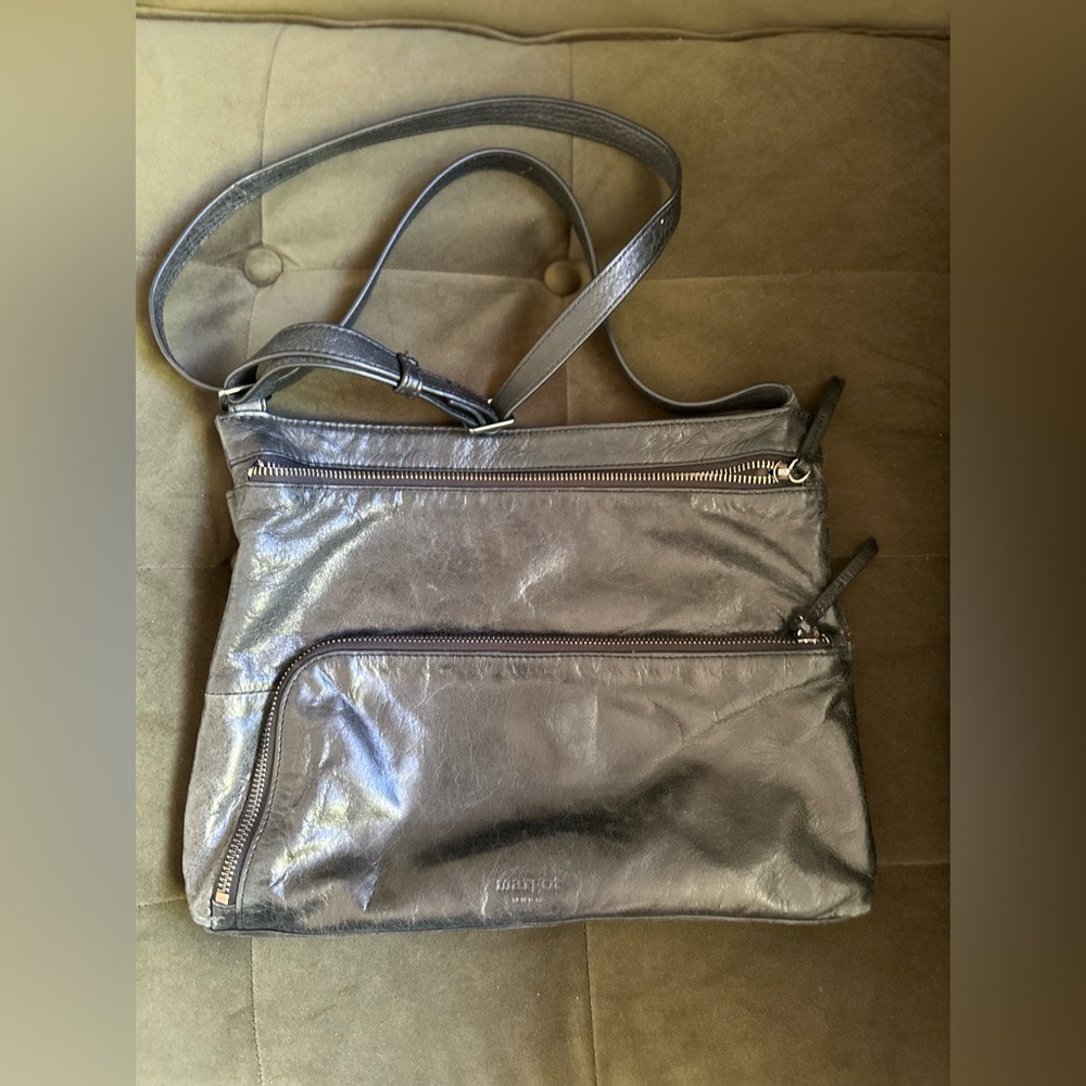 Margot Black Crossbody Bag with Multi-Compartment Design